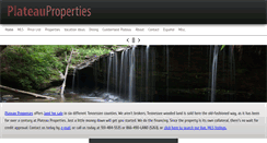 Desktop Screenshot of plateauproperties.com